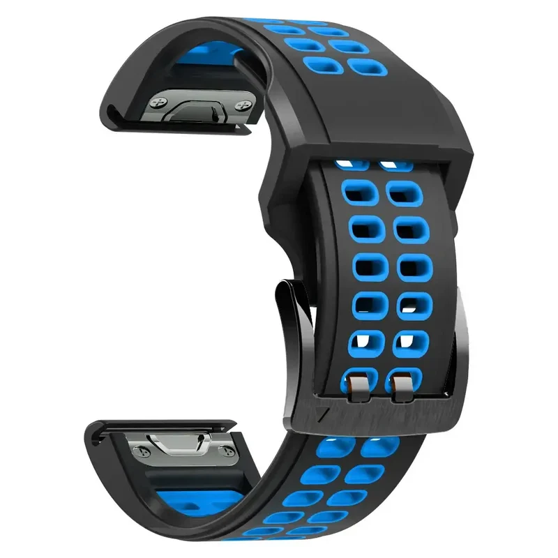 Siliconen Horlogeband QuickFit Systeem Ademend Verstelbaar 22mm 26mm Sporthorloge Smartwatch Polsband | Sansoti