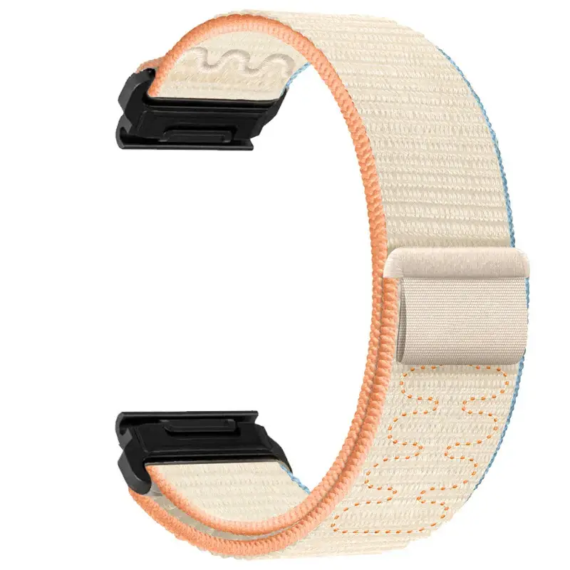 Verstelbare Nylon Sportband voor Smartwatch - Ademend Klittenband Polsbandje 20mm 22mm 26mm Fitnesstracker | Sansoti