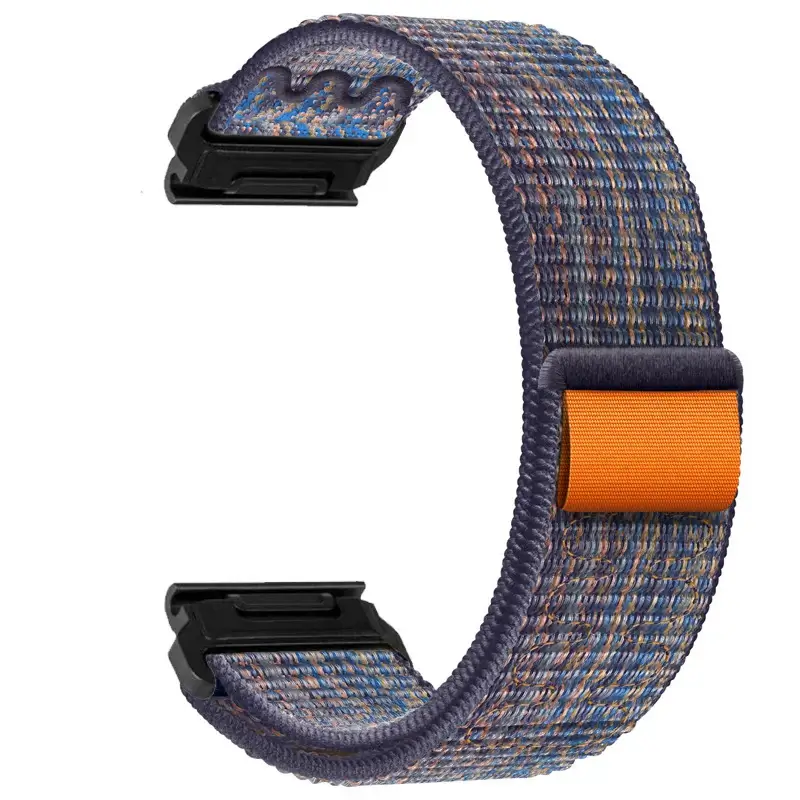 Verstelbare Nylon Sportband voor Smartwatch - Ademend Klittenband Polsbandje 20mm 22mm 26mm Fitnesstracker | Sansoti