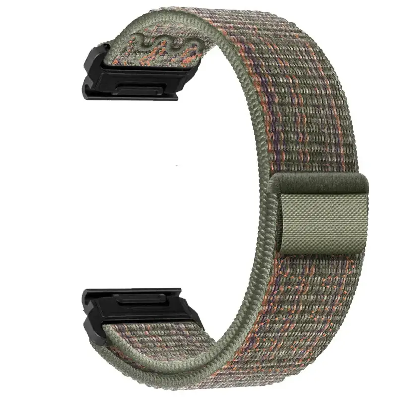 Verstelbare Nylon Sportband voor Smartwatch - Ademend Klittenband Polsbandje 20mm 22mm 26mm Fitnesstracker | Sansoti