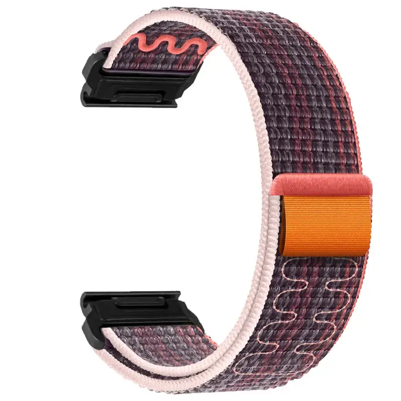 Verstelbare Nylon Sportband voor Smartwatch - Ademend Klittenband Polsbandje 20mm 22mm 26mm Fitnesstracker | Sansoti