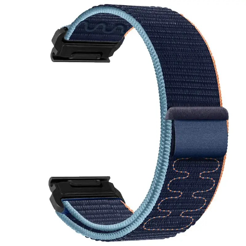 Verstelbare Nylon Sportband voor Smartwatch - Ademend Klittenband Polsbandje 20mm 22mm 26mm Fitnesstracker | Sansoti