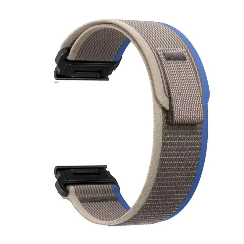 Verstelbare Nylon Sportband voor Smartwatch - Ademend Klittenband Polsbandje 20mm 22mm 26mm Fitnesstracker | Sansoti