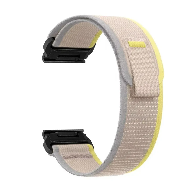 Verstelbare Nylon Sportband voor Smartwatch - Ademend Klittenband Polsbandje 20mm 22mm 26mm Fitnesstracker | Sansoti