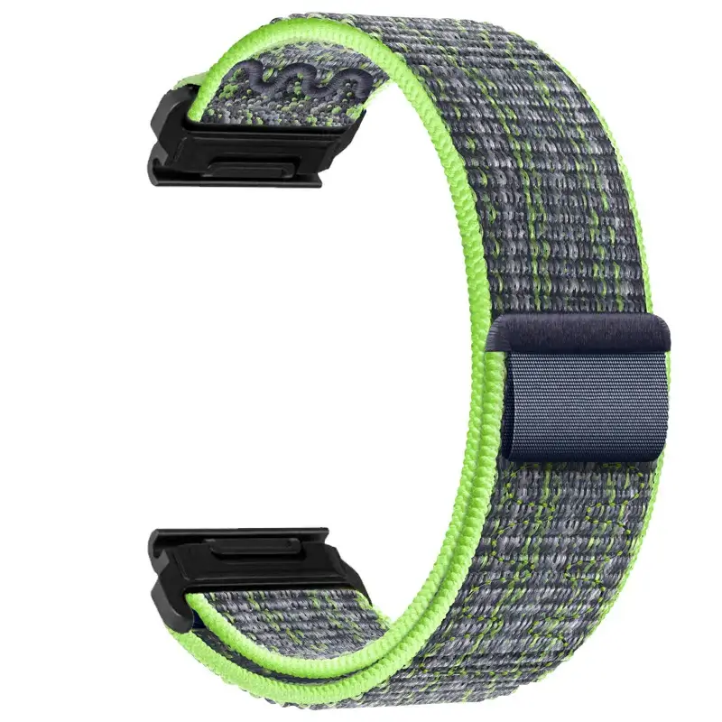 Verstelbare Nylon Sportband voor Smartwatch - Ademend Klittenband Polsbandje 20mm 22mm 26mm Fitnesstracker | Sansoti