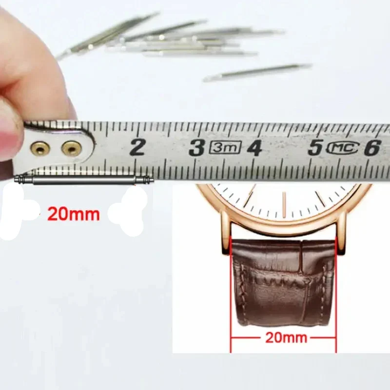 Verwisselbare Horlogepinnen RVS 20mm 22mm 24mm Smartwatch Bandbevestiging Polshorloge Reparatie Accessoires | Sansoti