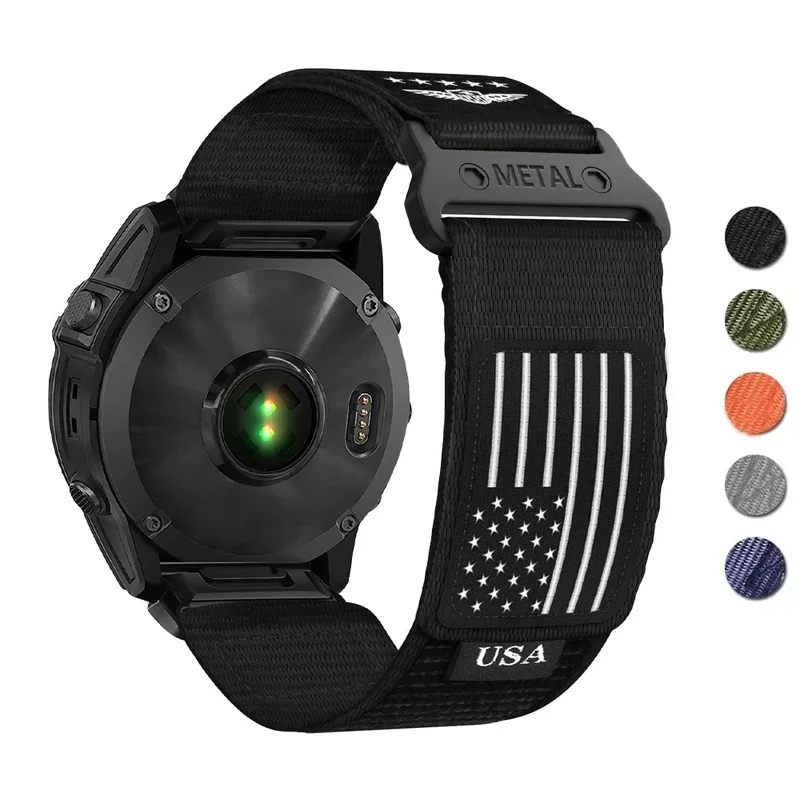 Nylon Smartwatch Bandje Verstelbaar Sport Horloge Band 20mm 22mm 26mm Duurzaam Comfortabel Polsband Actief | Sansoti