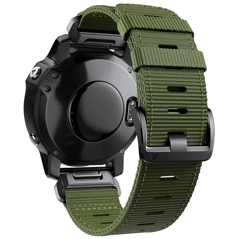 Tactiele Nylon Horlogeband QuickFit 22mm 26mm Smartwatch Vervanging Sport Outdoor Polsband Ademend Comfortabel | Sansoti