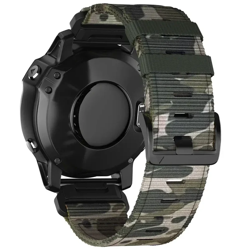Tactiele Nylon Horlogeband QuickFit 22mm 26mm Smartwatch Vervanging Sport Outdoor Polsband Ademend Comfortabel | Sansoti