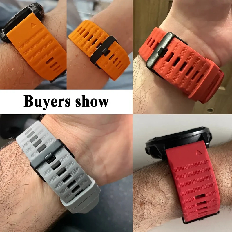 Siliconen Horlogebandje Sportief QuickFit Verwisselbaar Polsband voor Smartwatch Fitness 20mm 22mm 26mm | Sansoti