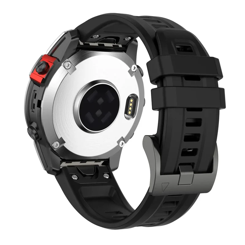 Siliconen Smartwatch Band 20mm 22mm 26mm Verstelbaar Sporthorloge Polsband Vervangingsbandje Comfortabel | Sansoti