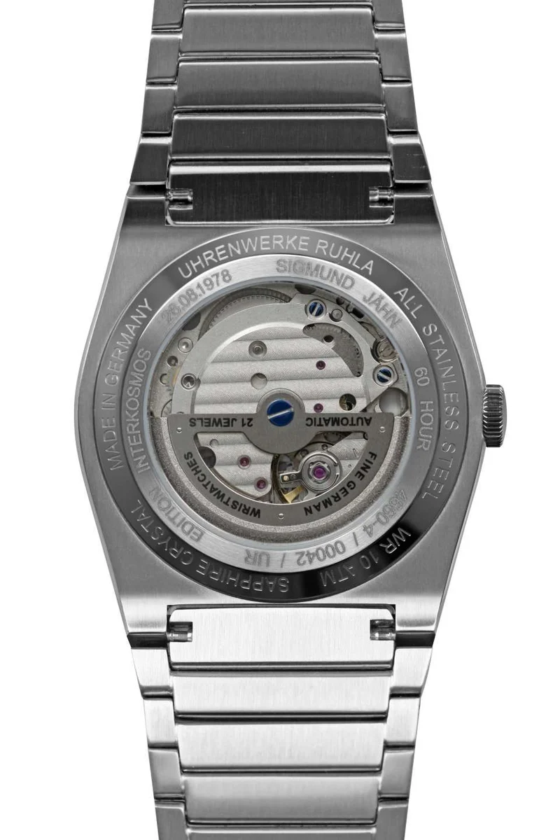 Ruhla Space Control 4660M4 Herrenuhr Grün • Automatikwerk Miyota 8315 • Saphirglas