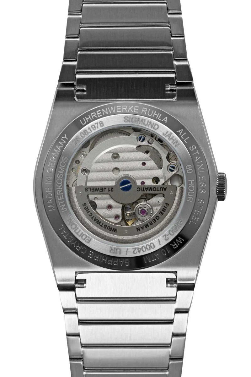 Ruhla Space Control 4660M2 Herrenuhr Braun • Automatikwerk Miyota 8315 • Saphirglas