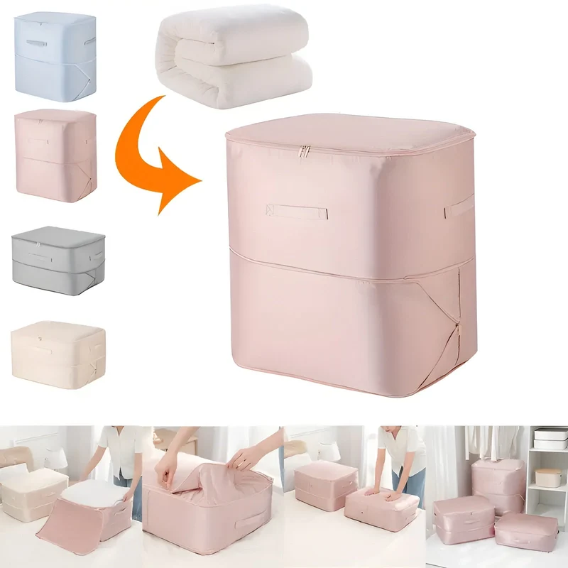 Vacuumzakken Onder Bed 52x42 cm Rolventiel Dekbed Kussens Transparant | Sansoti