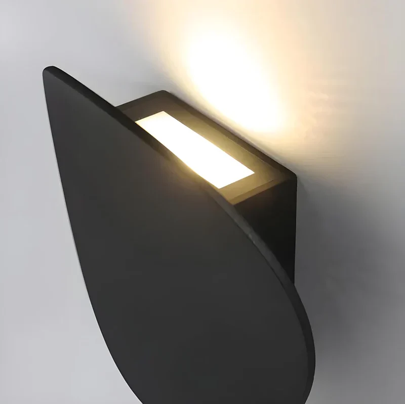 Wandlamp Slaapkamer Aluminium Schijf LED 7W Zwart Wit Binnen | Sansoti