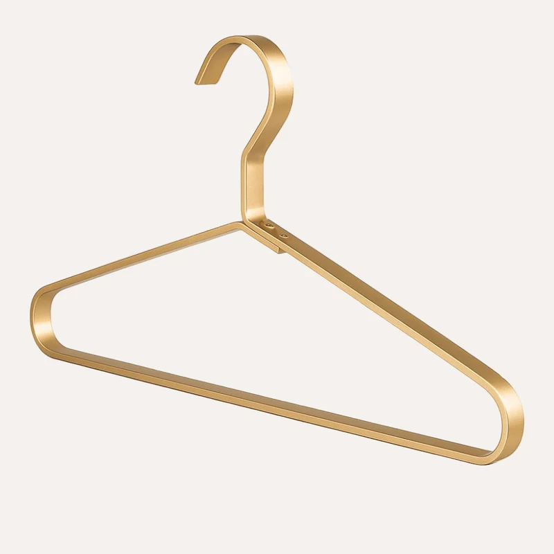 Kledinghangers Jassen Aluminium 45 cm Versterkt Antislip Set van 4 | Sansoti