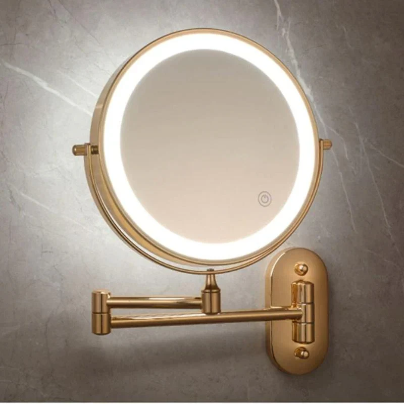 Verlichte LED Make-up Spiegel voor Badkamer & Make-up | Vergrotend & Oplaadbaar | Sansoti