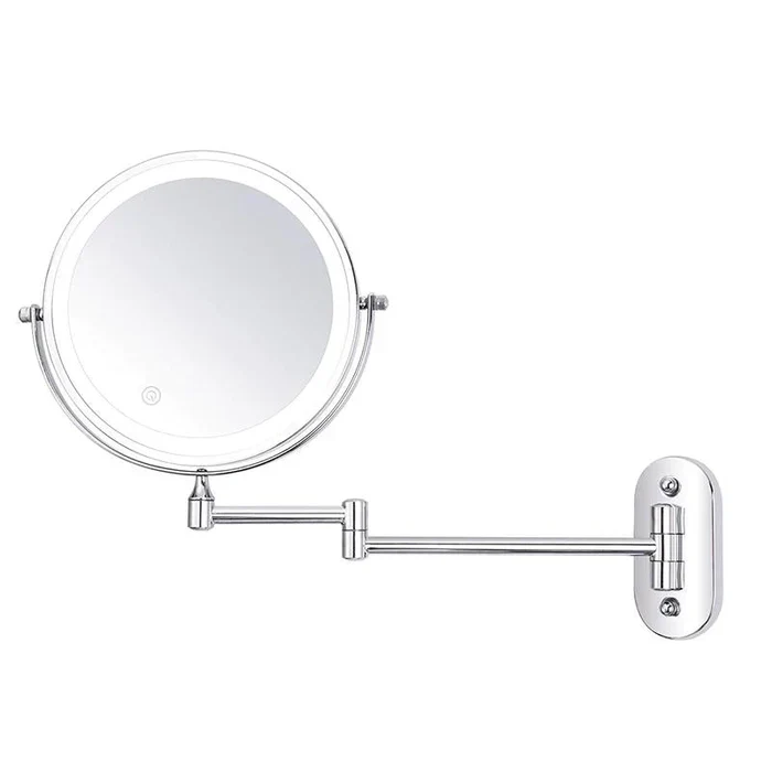 Verlichte LED Make-up Spiegel voor Badkamer & Make-up | Vergrotend & Oplaadbaar | Sansoti
