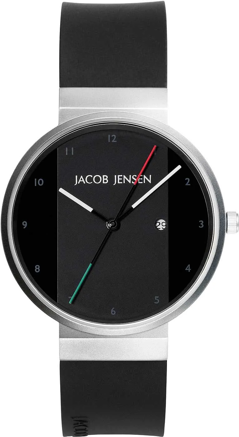 Jacob Jensen New 645 Herrenuhr • Dänisches Design • Titan