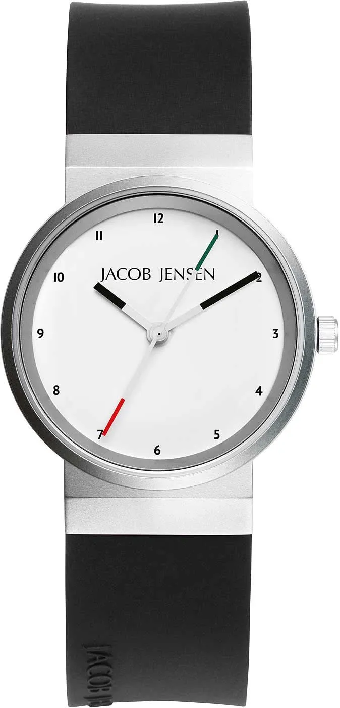 Jacob Jensen New 656 Damenuhr • Minimalismus • Saphirglas
