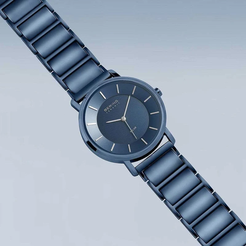 Bering Slim Solar 19535-797 Damenuhr • Solar-Antrieb • Kratzfestes Saphirglas