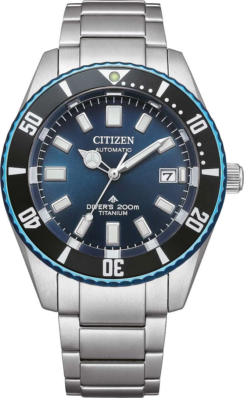 Citizen Promaster Marine NB6026-56L Herrenuhr • Super Titanium • Automatik