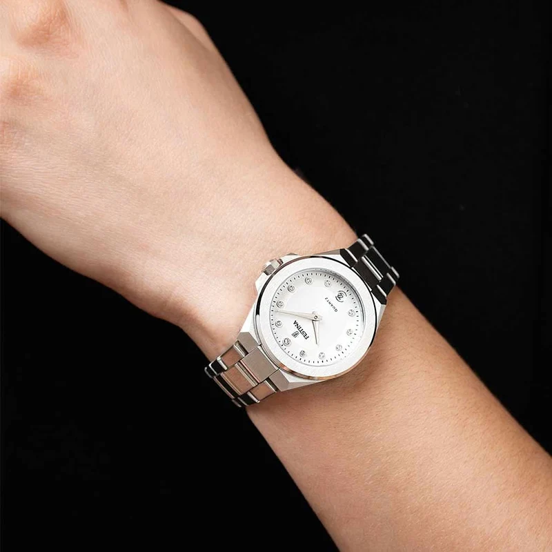 Festina Mademoiselle F20700/4 Damenuhr • Elegantes Zirkonia-Design • Hochwertiger Edelstahl