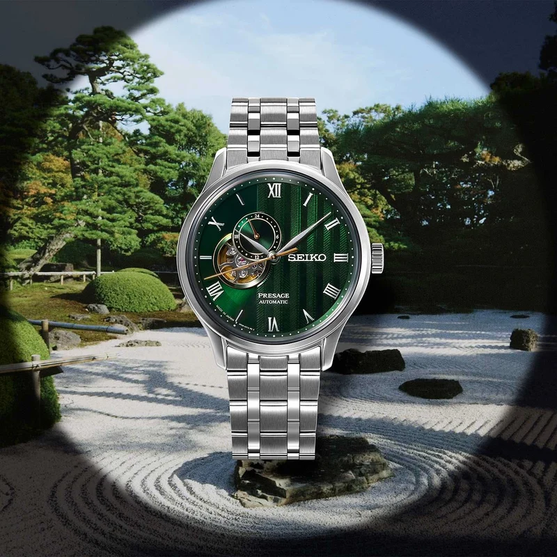 Seiko Presage SSA463J1 Herrenuhr • Open Heart • Saphirglas