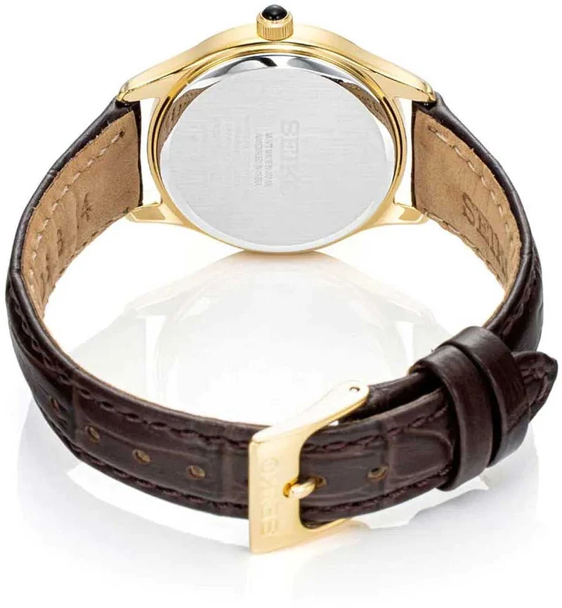 Seiko Conceptual SWR072P1 Damenuhr • Saphirglas • Gold-Look