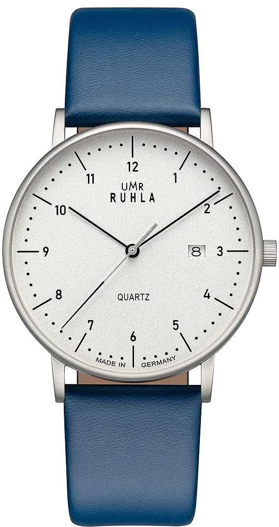 UMR Ruhla Classic 30431 bl Herrenuhr • Thüringer Uhrmacherkunst • Schweizer Uhrwerk