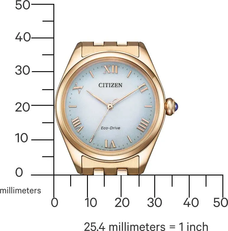 Citizen L EM1143-81X Damenuhr • Eco-Drive Solarantrieb • Saphirglas