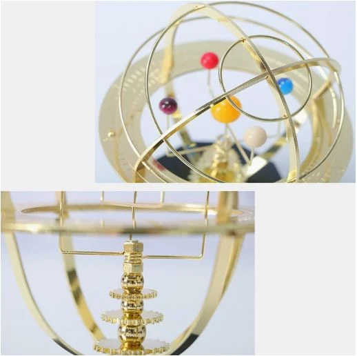 Orrery Zonnesysteem Decoratie – Tijdloos Kosmisch Object voor Rust en Reflectie | Sansoti