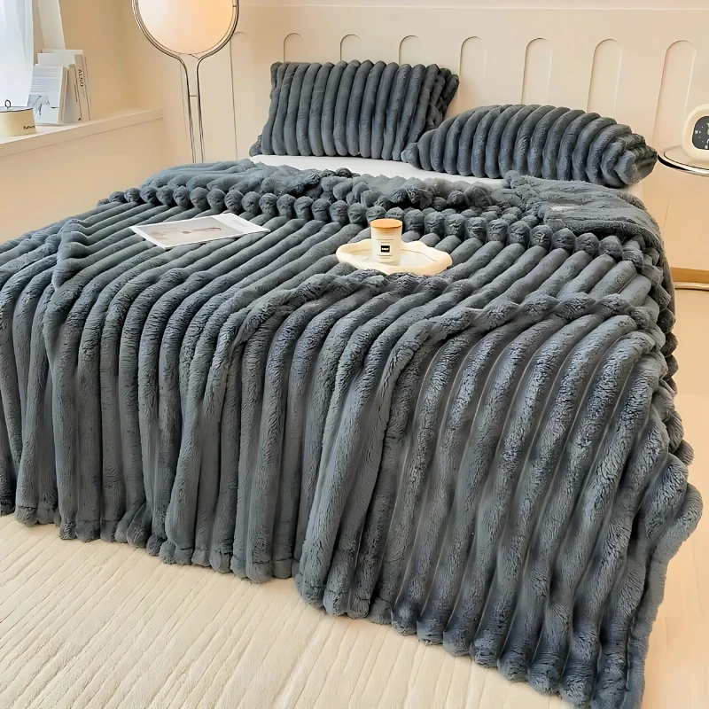 Zachte Flanellen Plaid – Luxe & Warme Deken voor Woonkamer en Slaapkamer | Sansoti