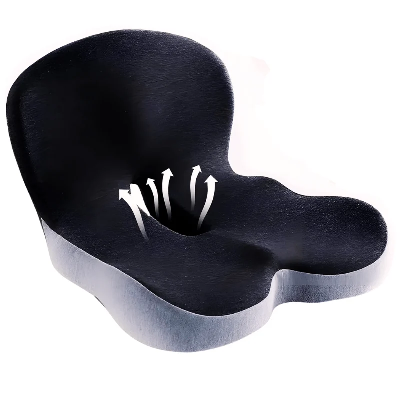 Ergonomic Memory Foam Seat Cushion for Back & Posture Support | Sansoti Ergo