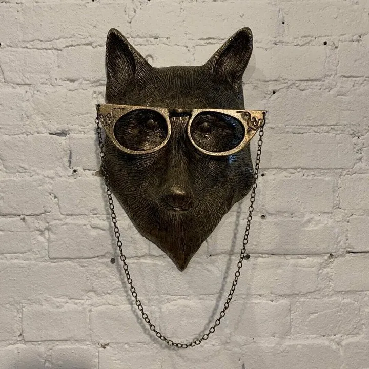 Dierenkop Wanddecoratie – Unieke & Speelse Muurdecoratie voor Woonkamer, Kantoor of Hal