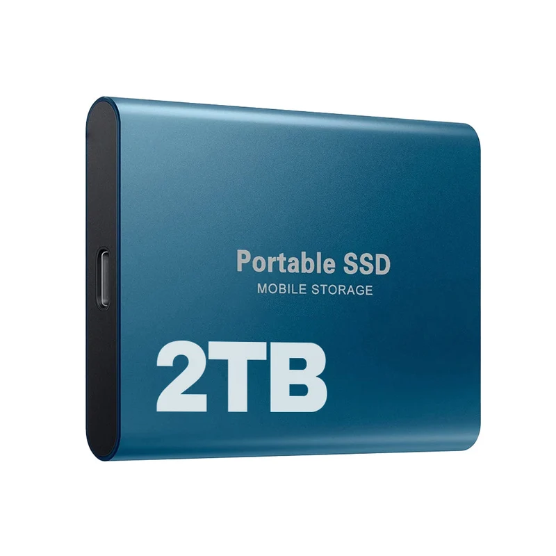 Draagbare SSD Externe Harde Schijf 2TB Compacte Gegevensopslag met USB-C | Sansoti