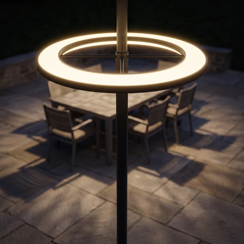 Moonlight Tuinverlichting LED Downlight IP65 Ø 42-57 cm Warm Wit voor Terras Pad en Boom | Sansoti