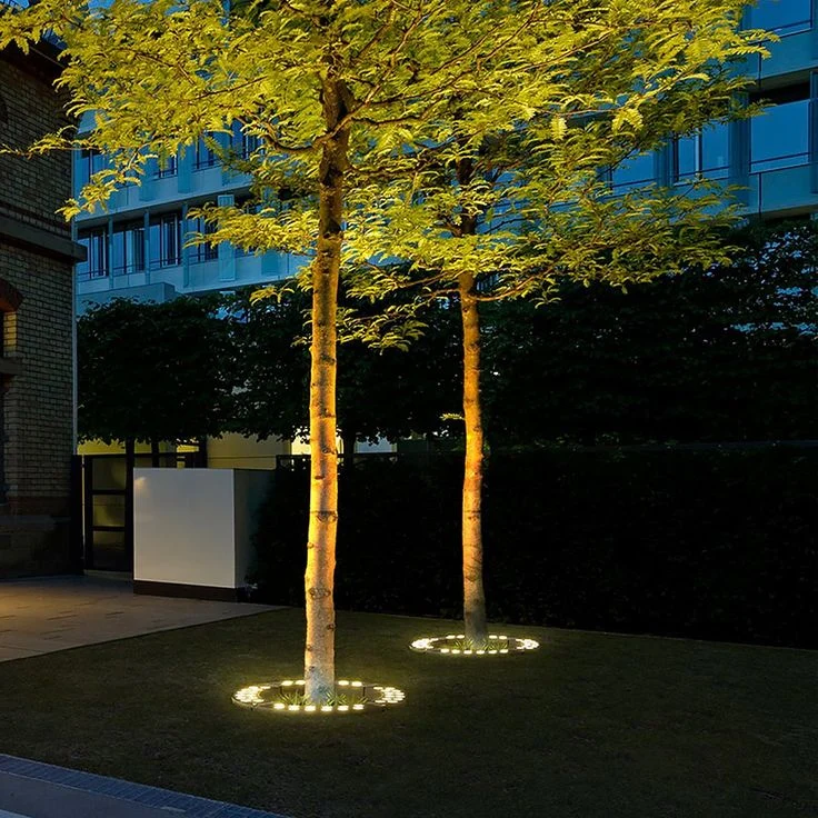 Moonlight Tuinverlichting LED Downlight IP65 Ø 42-57 cm Warm Wit voor Terras Pad en Boom | Sansoti