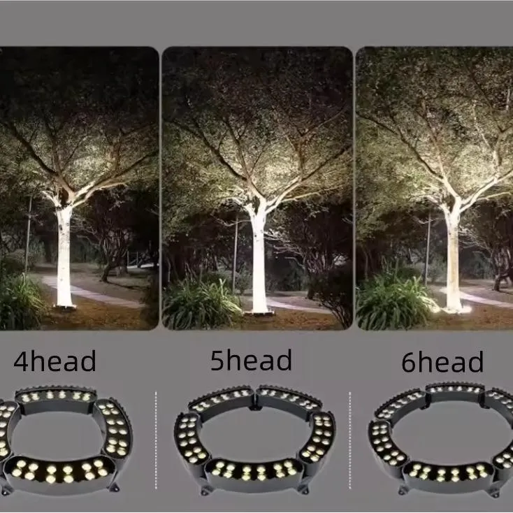 Moonlight Tuinverlichting LED Downlight IP65 Ø 42-57 cm Warm Wit voor Terras Pad en Boom | Sansoti