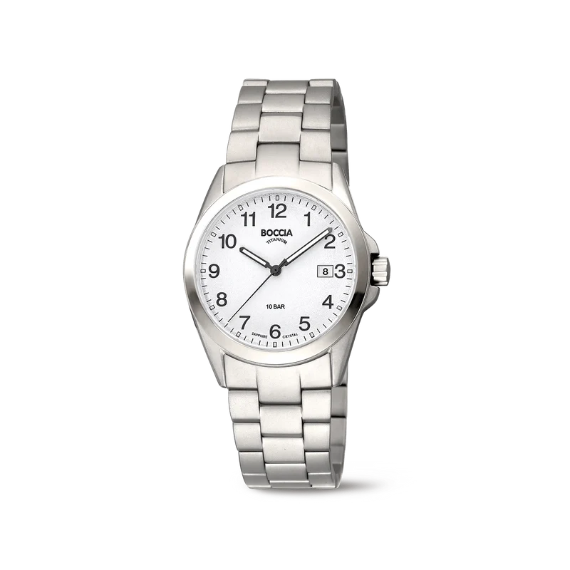 Boccia 3386-02 Damen Armbanduhr • Saphirglas • Titan