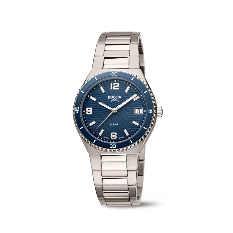 Boccia Titanium 3367-02 Damen Armbanduhr • Saphirglas • 10 bar Wasserdicht