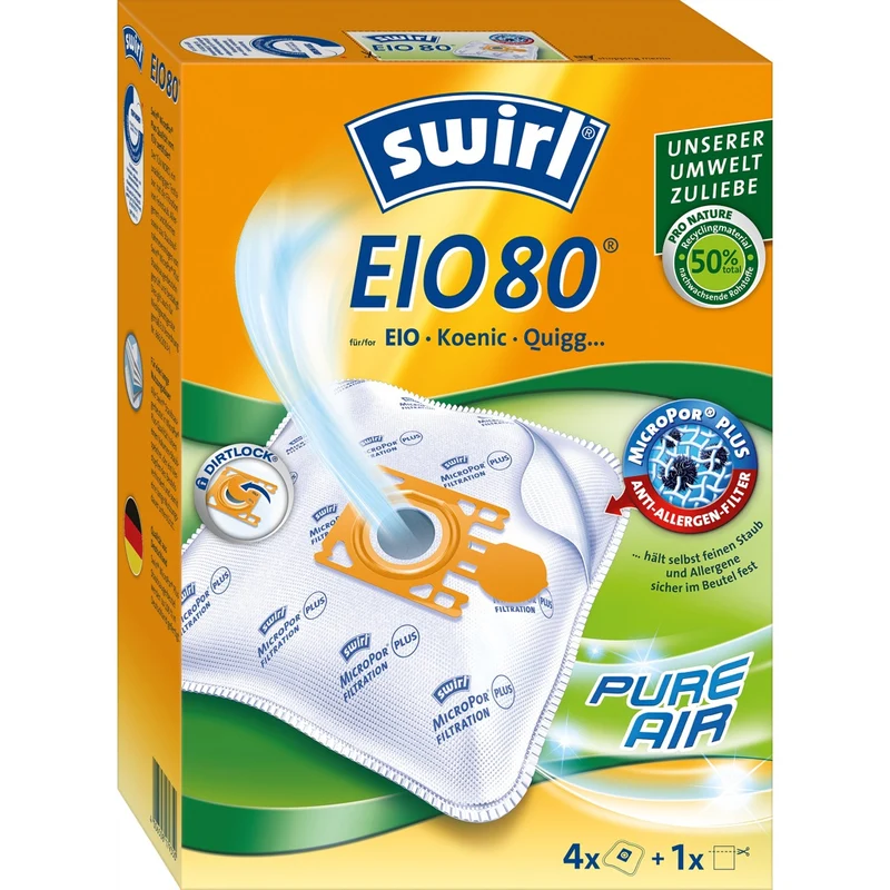 Swirl EIO80MP Plus AirSpace Staubbeutel