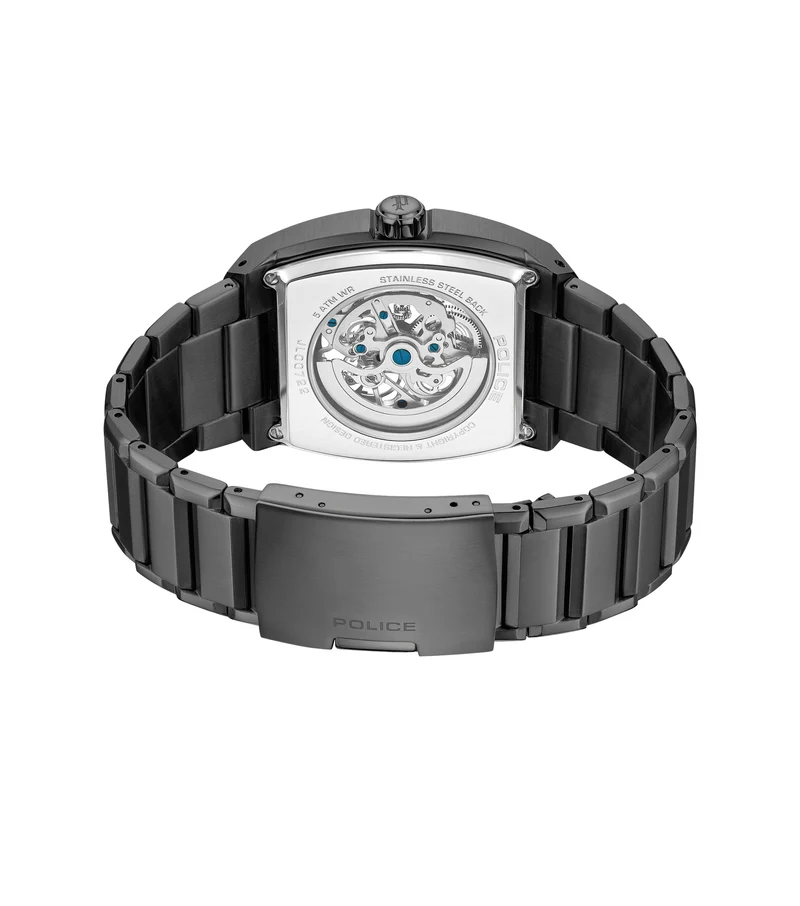 Police Skeletor PEWJL0072201 Herrenuhr Schwarz • Automatikwerk • Mineralglas
