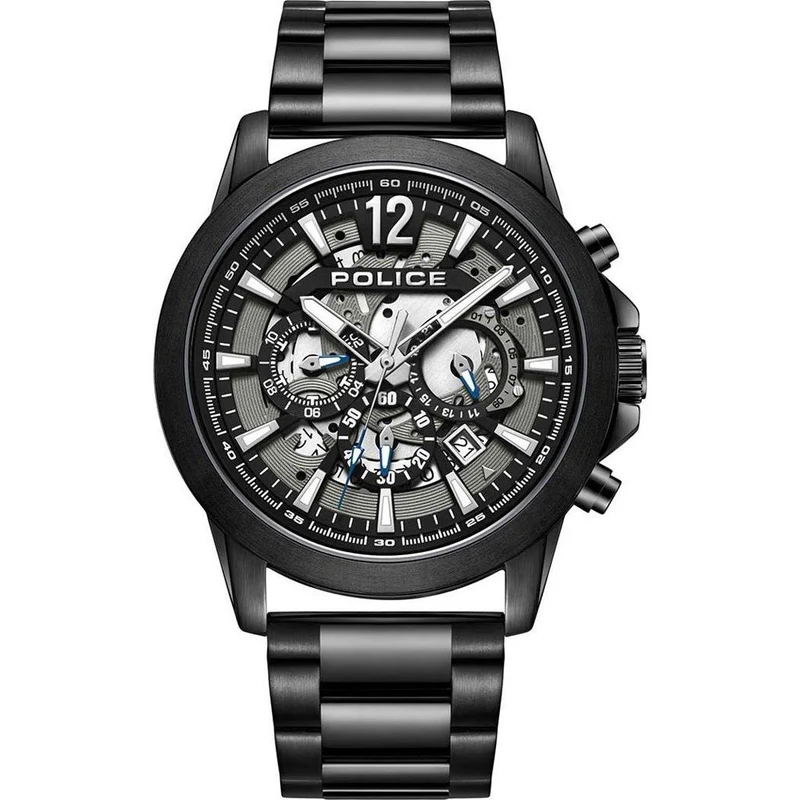 Police Vertigo PEWJK2194901 Herrenuhr Schwarz • Quarz-Chronograph • Mineralglas