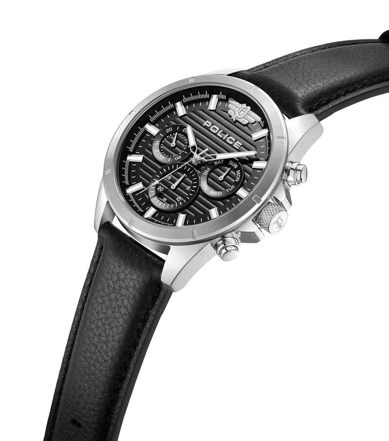 Police Malawi PEWJF2227810 Herrenuhr Schwarz • Edelstahlgehäuse • Multifunktion