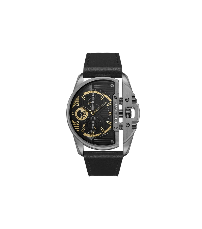 Police Daintree PEWJF2203601M Herrenuhr Schwarz • Chronograph Multifunktion • 5 ATM Wasserdicht