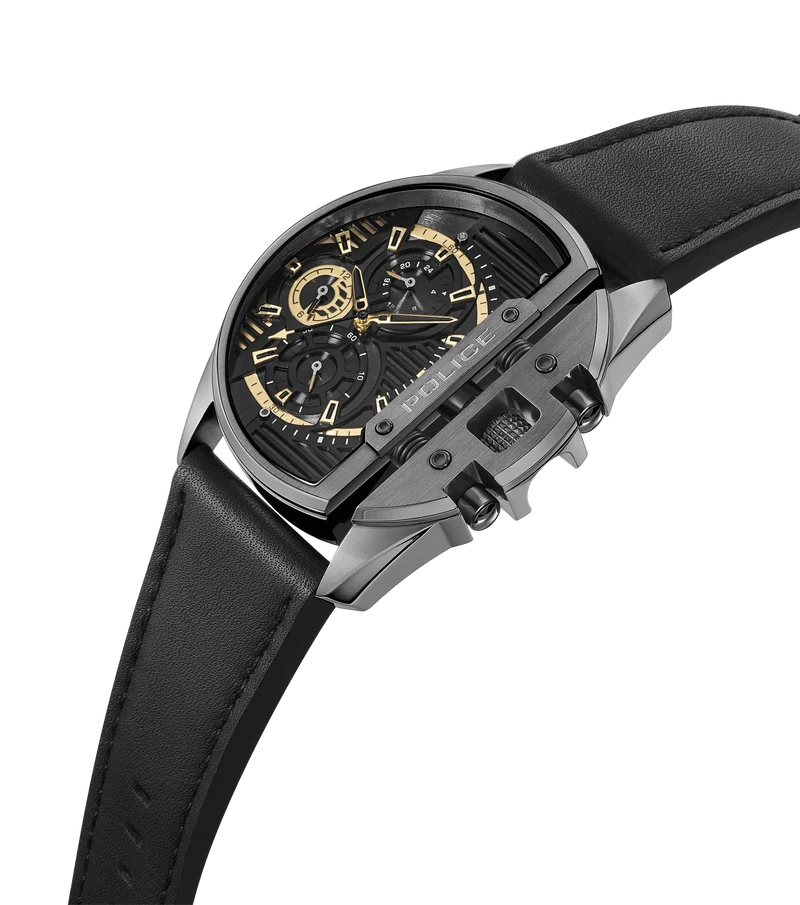 Police Daintree PEWJF2203601M Herrenuhr Schwarz • Chronograph Multifunktion • 5 ATM Wasserdicht