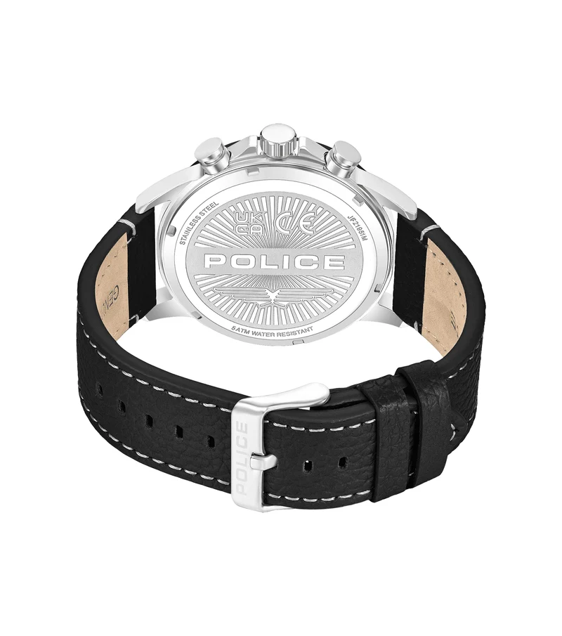 Police Kismet PEWJF2195141M Herrenuhr Schwarz • Chronograph • Edelstahlgehäuse 47 mm