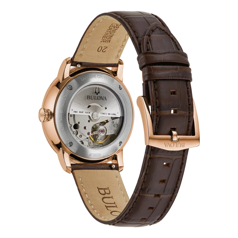 Bulova Hudson 97B225 Herrenuhr • Automatikwerk • Saphirglas