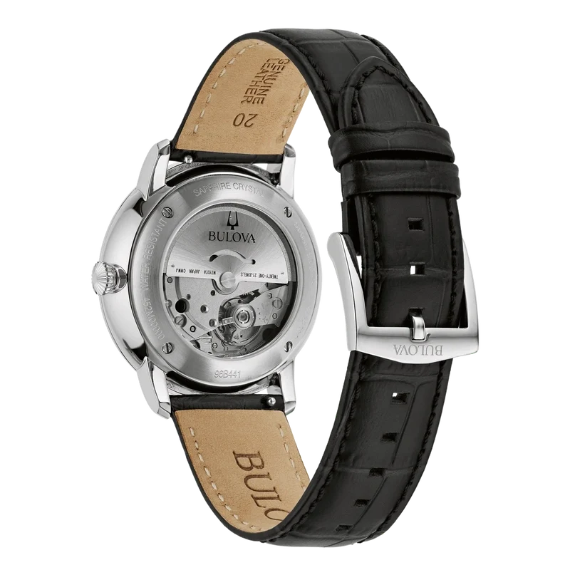 Bulova Classic Hudson 96B441 Herrenuhr • Automatikwerk • Saphirglas
